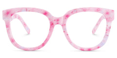 Pink Square Frame Glasses - Harrell on Sale | Zeelool