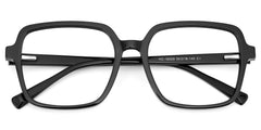 Square Black Eyeglasses- Ember Acetate Frame Glasses