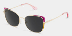 Tessa Pink Gold Frame Glasses with Cat eye Frame Online | ZEELOOL