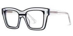 Legette Designer Eyeglasses in Square Black Frame