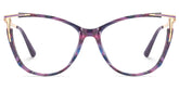 New Purple-Tortoise Color for Yomary Mixed-Material Eyeglasses | Zeelool Optical