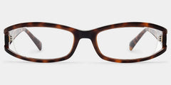 Willow Brown Tortoise Rectangle Glasses for Women | ZEELOOL