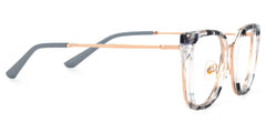 Martins TR90 Rectangle Blue Frame Glasses | Zeelool