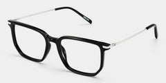 Michelle Black Rectangular Glasses for Men and Guys | ZEELOOL