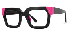 Trendy Rectangular Glasses Frames For Women - Sarah Black Glasses