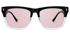 Rectangular Spectacle Frames with Brown Blue Color