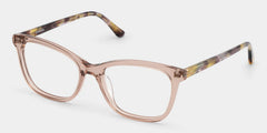 Bella Gardening Pink Floral Rectangle Acetate Glasses | ZEELOOL
