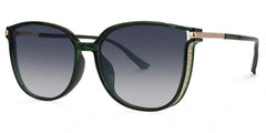 Rodz Square Dark-Green Frame Glasses | Zeelool