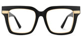 Taylor Square Black Color Frame Glasses for females | Zeelool