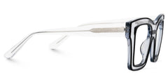 Legette Designer Eyeglasses in Square Black Frame