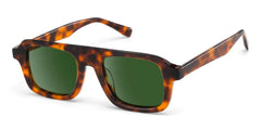 Nomad Rectangle Polarized Sunglasses in Acetate Material