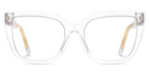 Mirta Square Clear Eyeglasses with TR90 Frame
