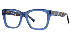Gaydeh Transparent Blue Glasses With Rectangle Shape | Zeelool