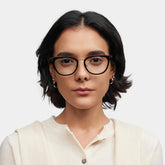 Caden Eyeglasses in Round Black Frame | Zeelool
