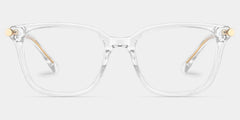 Delilah Square Clear Frame Eyeglasses for Women| ZEELOOL