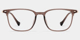 William Rectangle Brown Glasses Frames for men | ZEELOOL