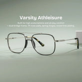 Poppy Black Aviator Eyeglasses | Simple Varsity Look