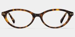 Ashby Tortoise Oval-Frame Glasses | Retro Athleisure