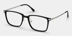 Black Ivonne Rectangle Frame Eyeglasses | Zeelool