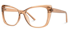 Farris Transparent Square Frame Glasses for Women | Zeelool