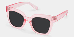 Malcolm Pink Translucent Glasses with Square Frames