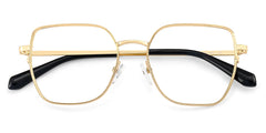 Fife Gold Full Frame Metal Prescription Glasses