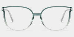 Rodz Sage Green Frame Glasses with Square Design