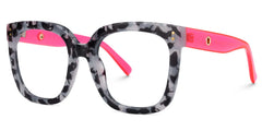 TR90 Ebony Eyeglasses, Ebony Square Glasses -Zeelool Glasses