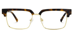 Tortoise Browline Frame Glasses - Gerena on Sale | Zeelool