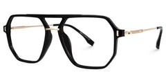 Aviator Lizbeth Black Glasses on sale -Zeelool Glasses
