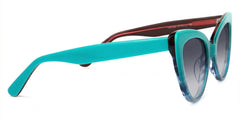 Claudette Cat Eye Teal Blue-Green Frame Glasses | Zeelool