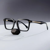 Vickerie Thin Black Glasses in Square Design | Zeelool