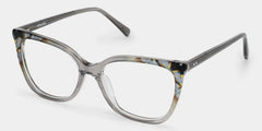 Jolie Gray Butterfly Floral Reading Glasses | ZEELOOL