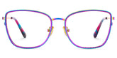 Ronan Eyeglasses in Rectangle Iridescent Frame | Zeelool