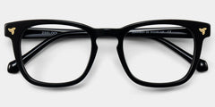 Heather Black Frame Glasses with Square Frame Online | ZEELOOL