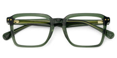 Vickerie Thin Green Glasses in Square Design | Zeelool