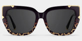 Dax Square black leopard print Frame Eyeglasses for Women| ZEELOOL