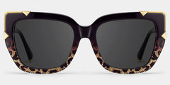 Dax Square black leopard print Frame Eyeglasses for Women| ZEELOOL