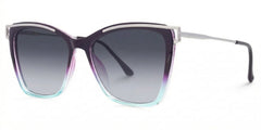 Square Krystle Purple-Blue Eyeglasses deals -Zeelool