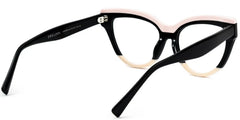 Cascata Cateye Frame Glasses with Black and Pink Color