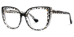 Large Tortoise Shell Eyeglasses Frames With Cat Eye Shape