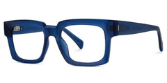 Amadeo TR90 Rectangle Blue Frame Glasses | Zeelool