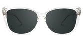 Farris Clear Classy Cat eye Frame Sunglasses | Zeelool