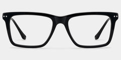 Harper Black Frame Prescription Glasses with Rectangle Shape | ZEELOOL