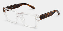 Orson wide rectangle frame glasses Online | ZEELOOL