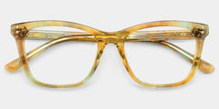 Tyler Floral Prescription Tortoise Square Glasses | ZEELOOL