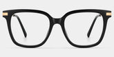 Jacqui Square Black Glasses