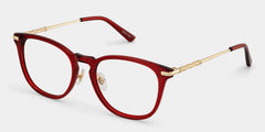 Laura Red Frame Glasses with Square Frame Online | ZEELOOL