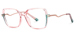 Rendon Square Pink Glasses