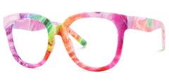 Multicolor Square Frame Glasses - Harrell on Sale | Zeelool
